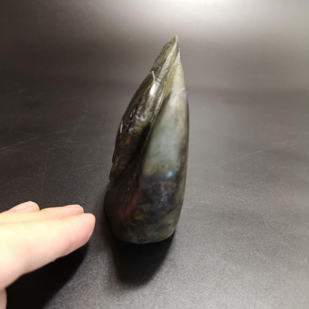 7.ラブラドライトで作った魚　　天然石　処分