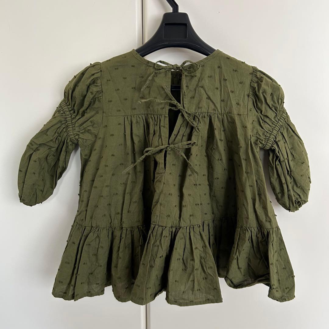 【Uhr】ドットミニドレス(80サイズ)