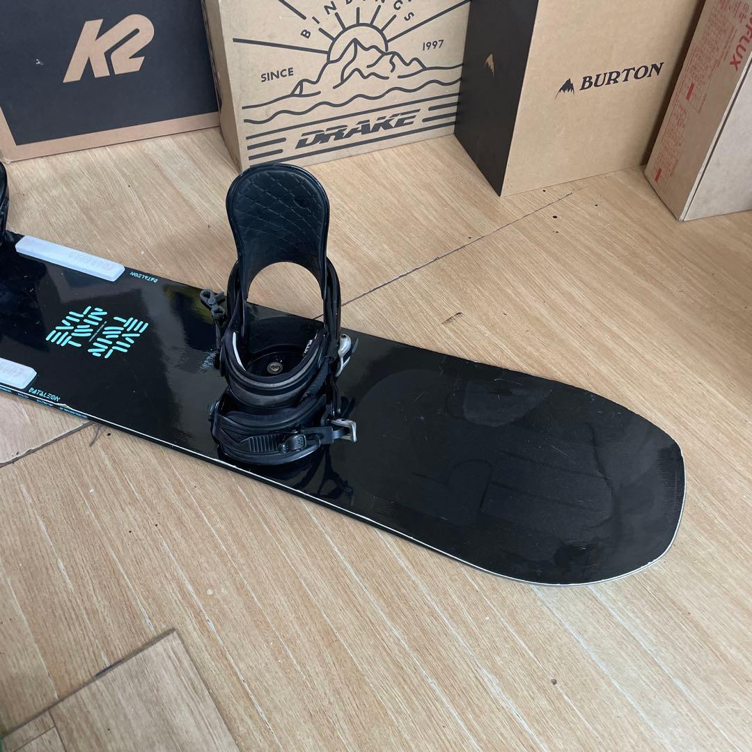 BATLEON×FLUX　EVILTWIN　バインディング付スノーボードセット