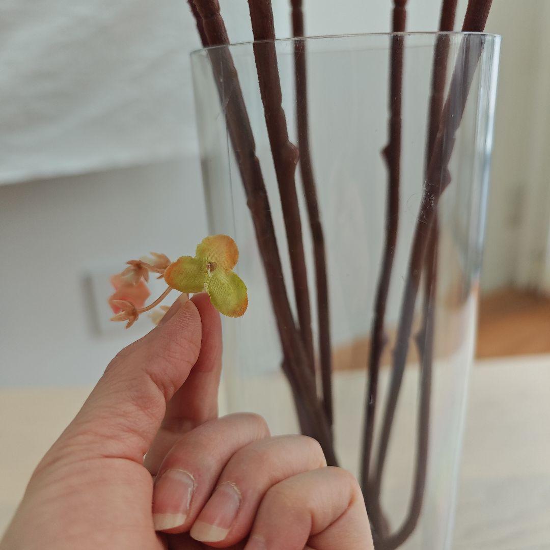 桜のアートフラワー 造花　7本　約110cm