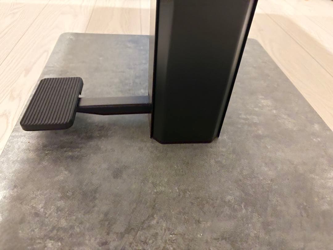 昇降式ダイニングテーブル、ストーングレー