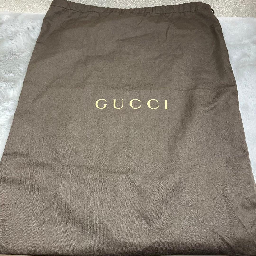 GUCCI ソーホー　リュック　レザー　チェーン　ブラック　保存袋付き