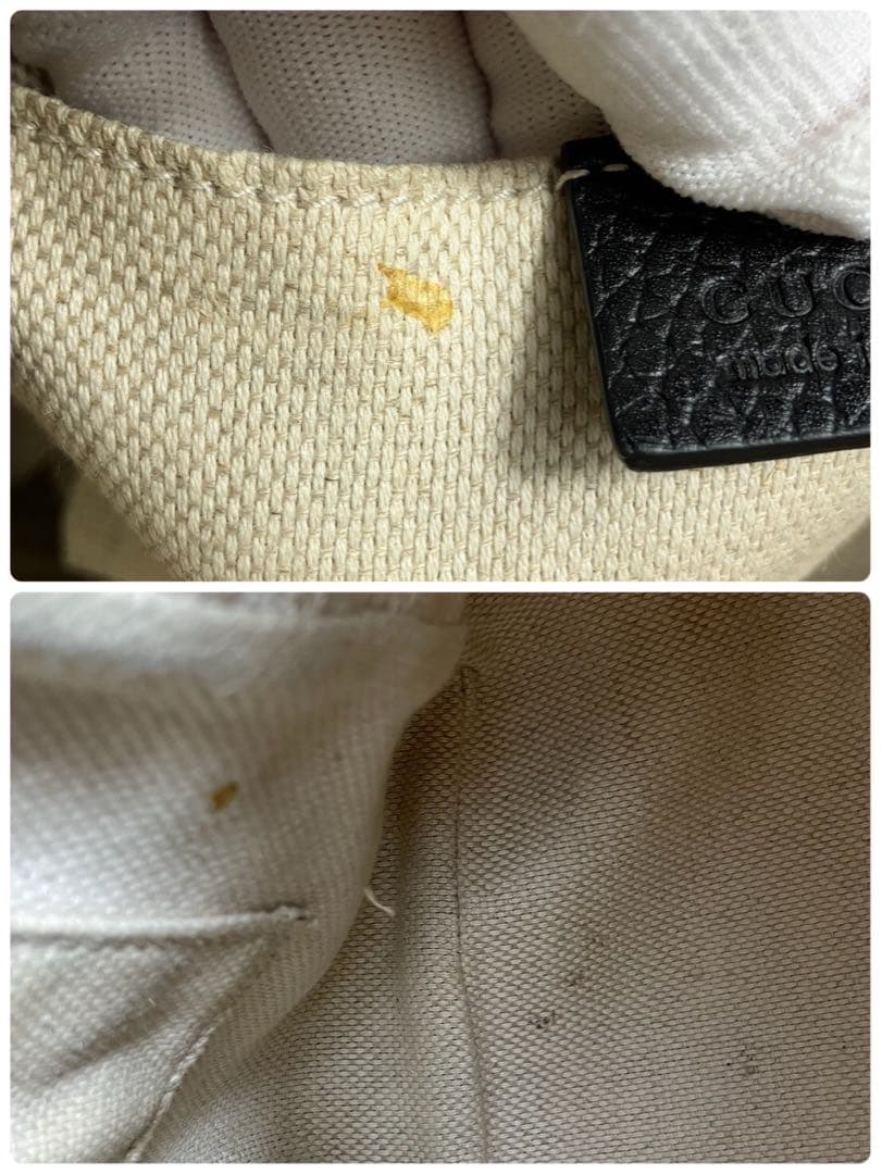 GUCCI ソーホー　リュック　レザー　チェーン　ブラック　保存袋付き