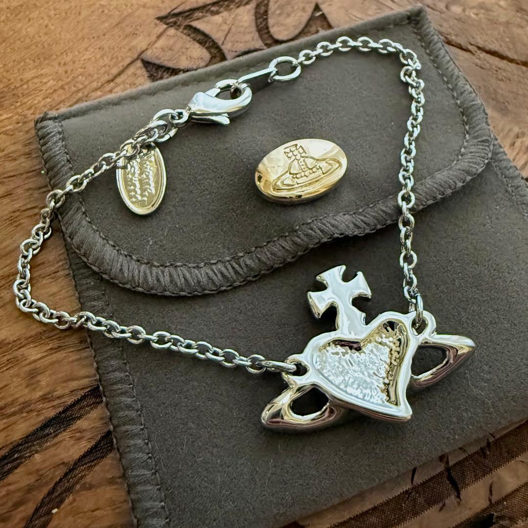 正規美品/初期Vivienne Westwood ディアマンテハートブレスレット