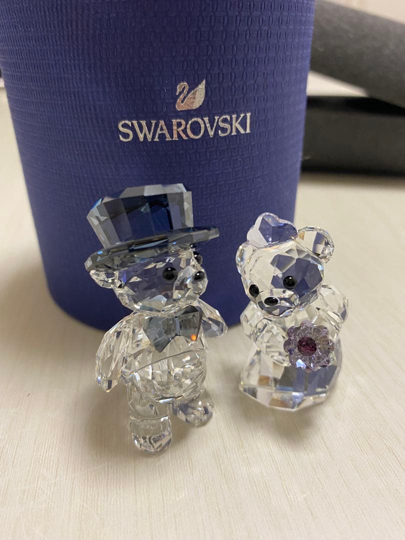 Swarovski クリスタルベア 置物