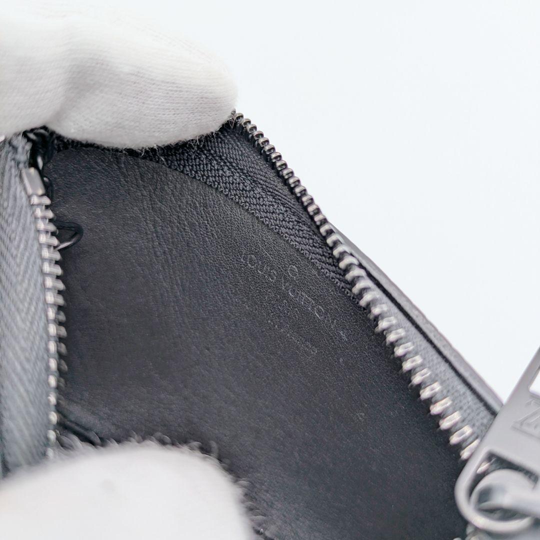 Louis Vuitton ブラック ヴィトン LV アエログラム ケース