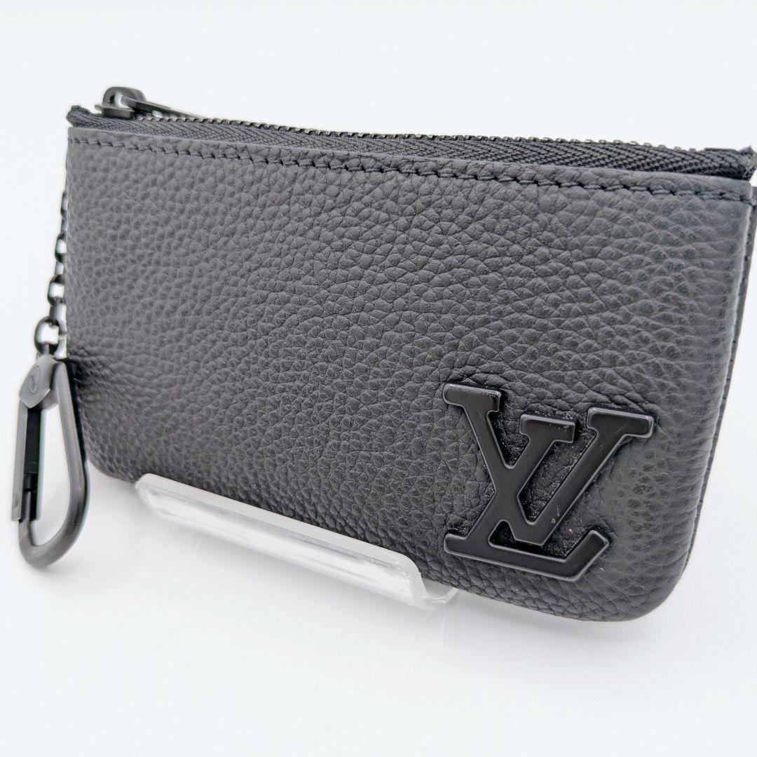 Louis Vuitton ブラック ヴィトン LV アエログラム ケース