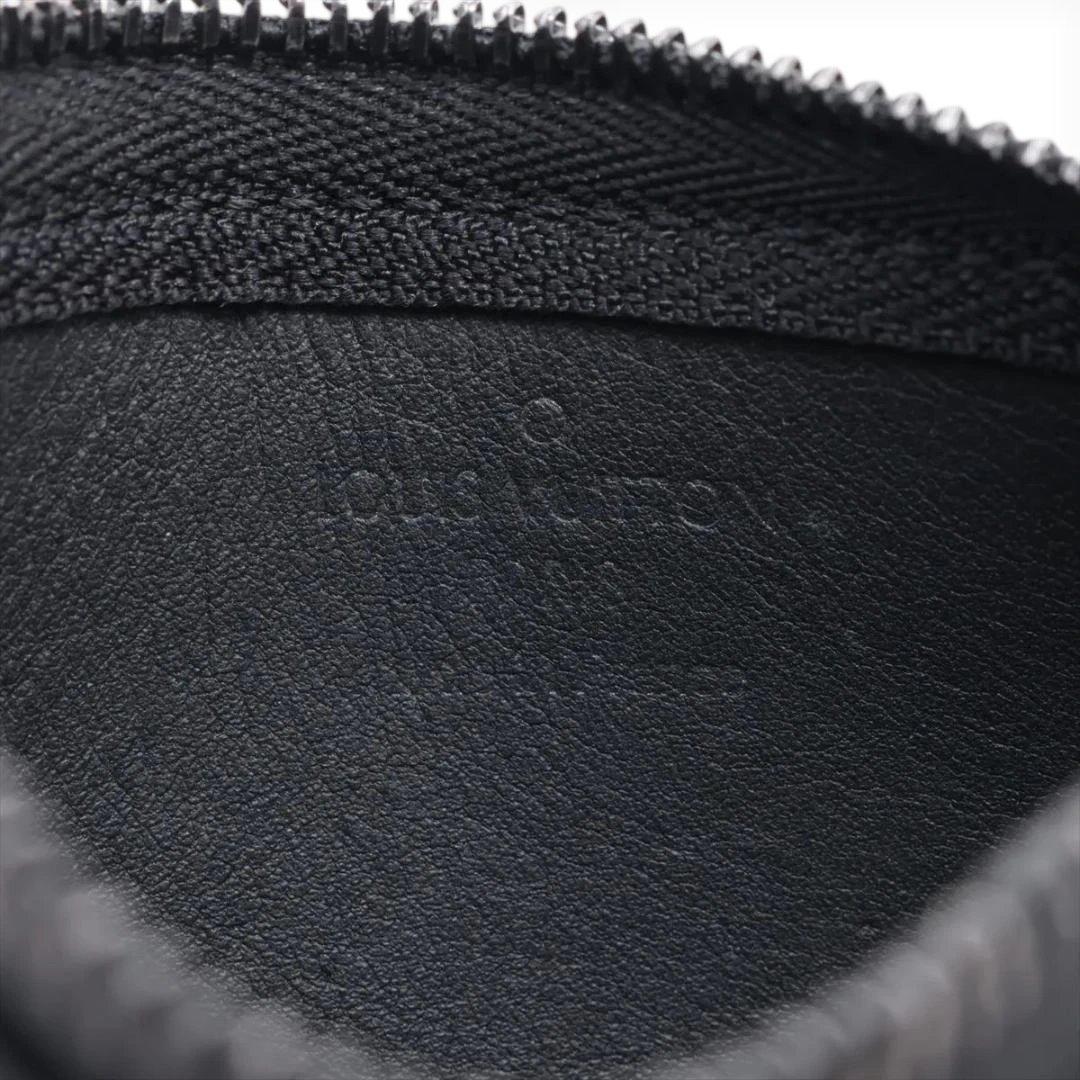 Louis Vuitton ブラック ヴィトン LV アエログラム ケース