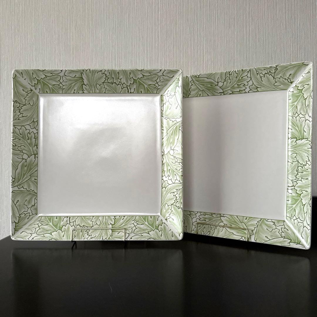 V&A×NIKKO ウィリアム・モリス スクエアプレート26cm