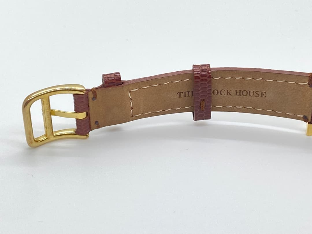 【新品電池】エルメス Hウォッチ HH1.201 ボルドー 赤 レッド ゴールド