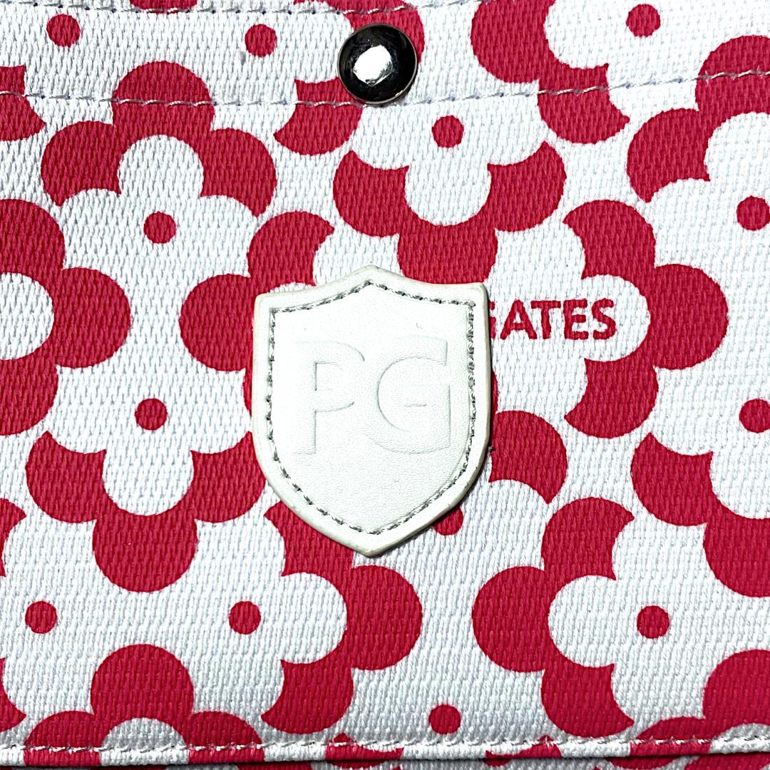 定価28600円 パーリーゲイツ ジオメトリックフラワー柄 カートバッグ