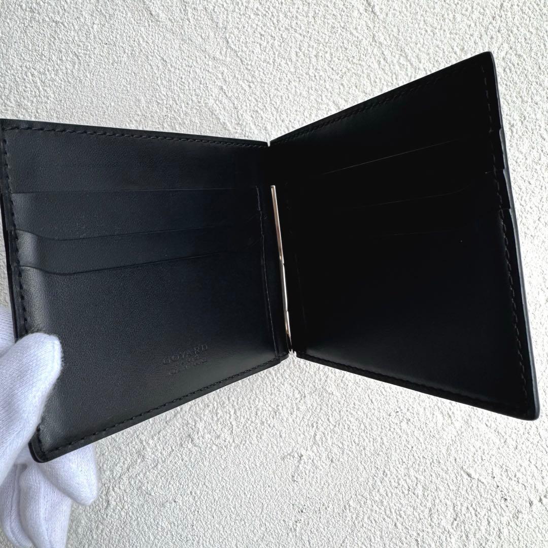 GOYARD ゴヤール サン トマ マネークリップ ブラック 折り財布