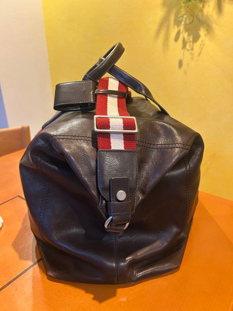 BALLY ダークブラウン ボストンバッグ#BALLY#バッグ