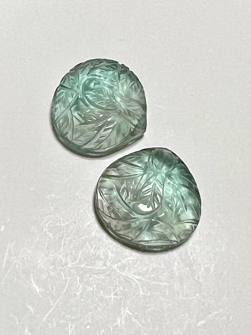 ポメころび❣️ カービング　フープイヤリング