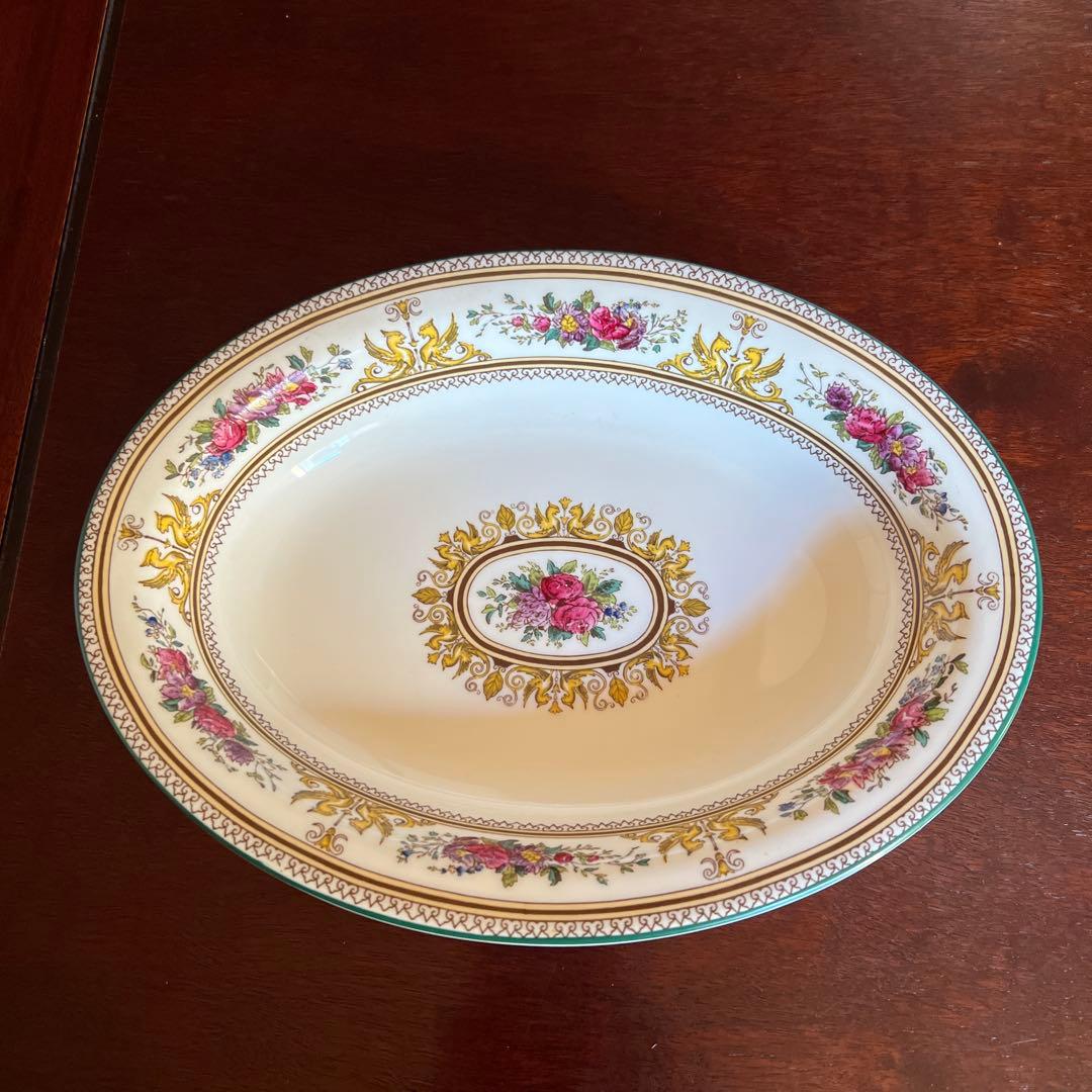  コロンビア W595 楕円皿 プレート 25cm 廃盤品