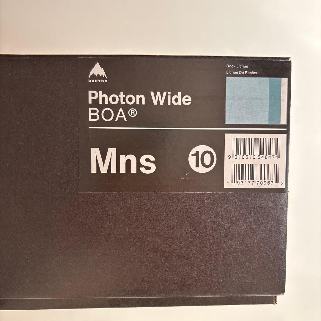 バートン 28.0cm フォトン ワイド ボア スノーボード ブーツ 水色