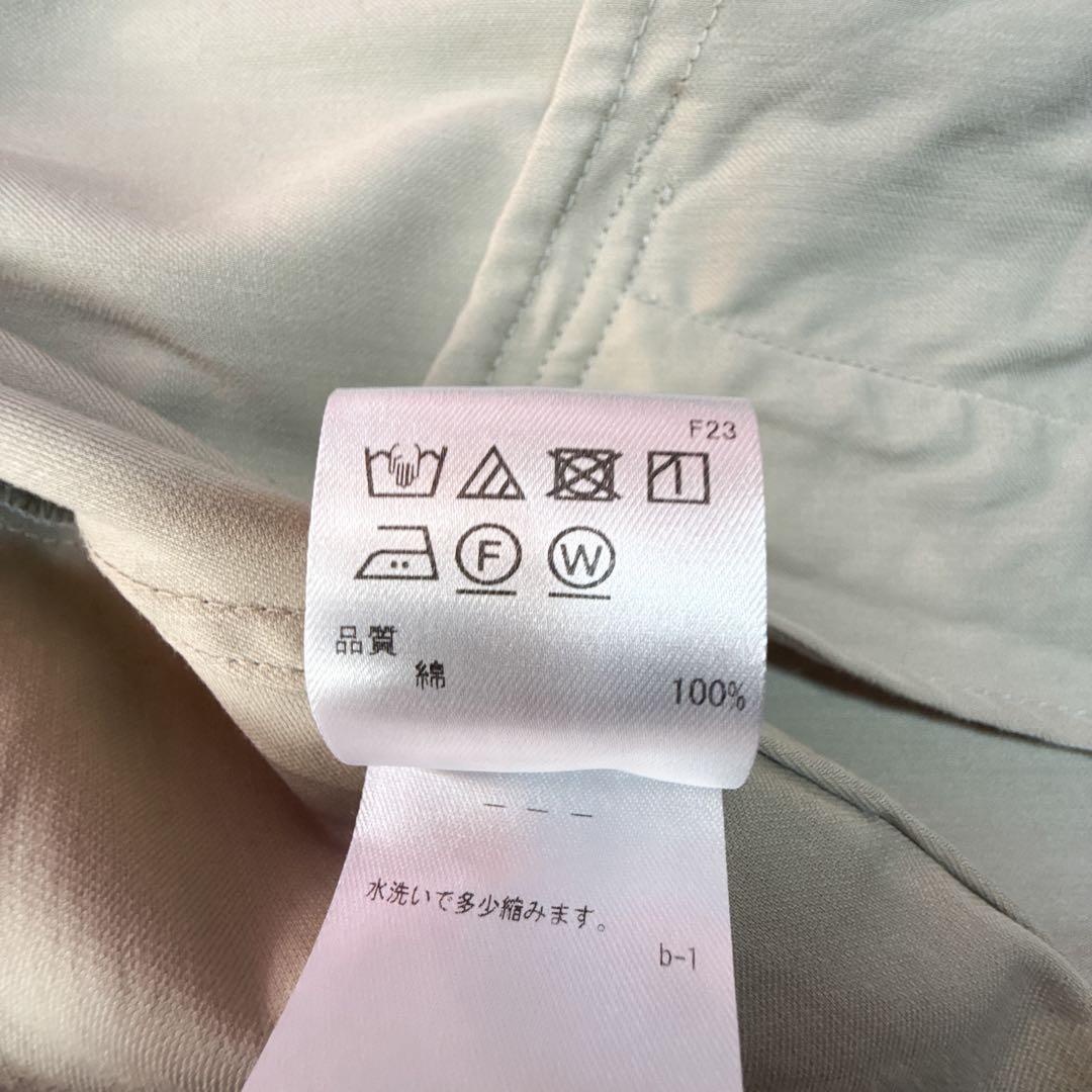 美品 UNFILO ウォッシャブル ショート トレンチコート ベージュ M