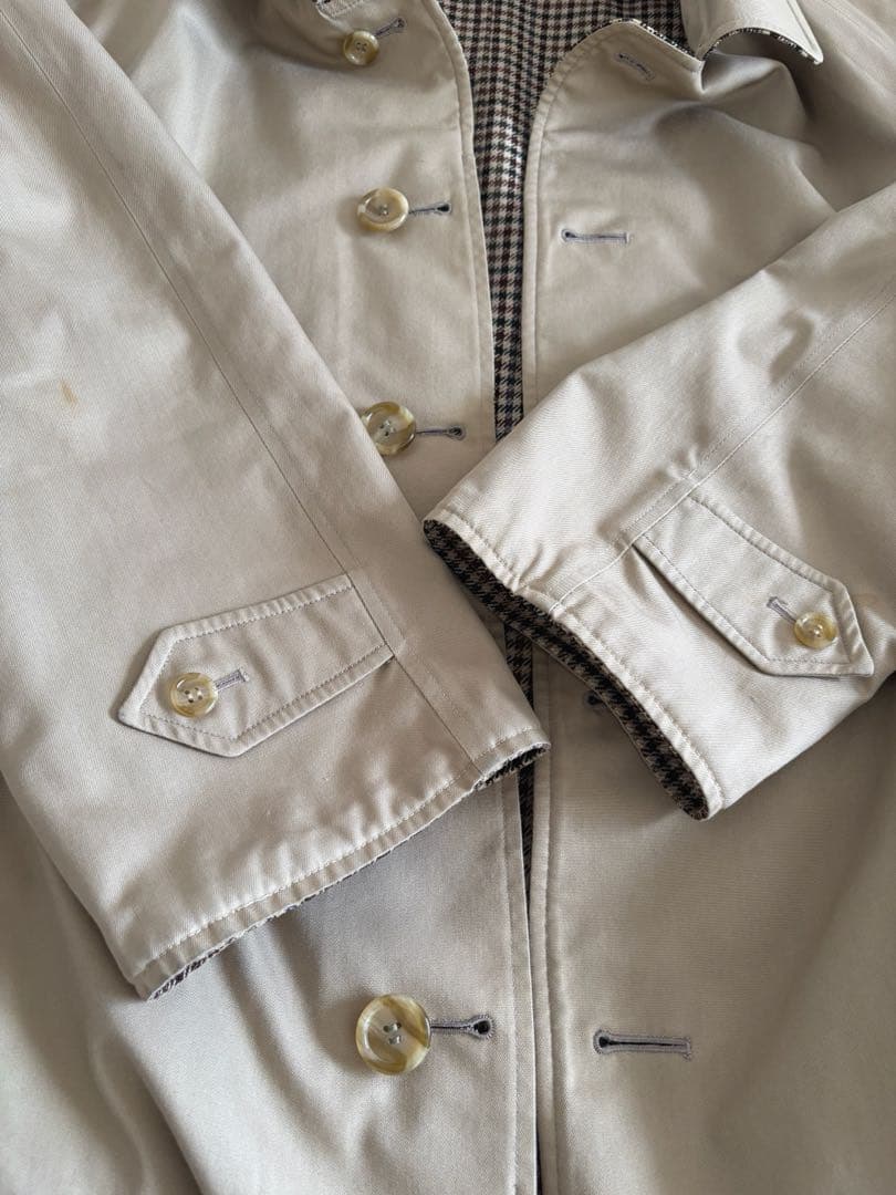 Burberry バーバリー　ヴィンテージ　イングランド製 リバーシブルコート
