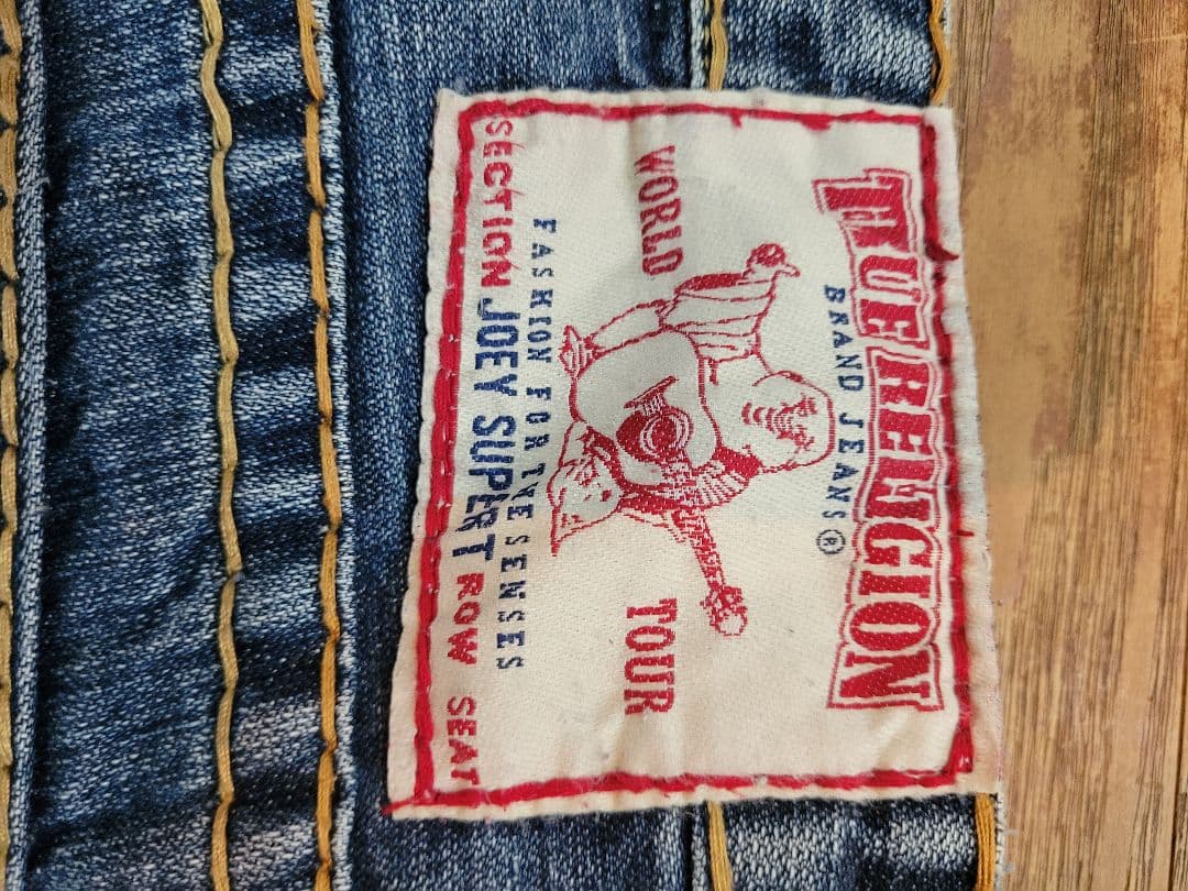 トゥルーレリジョンTrueReligionブーツカットベルボトムフレアデニム26