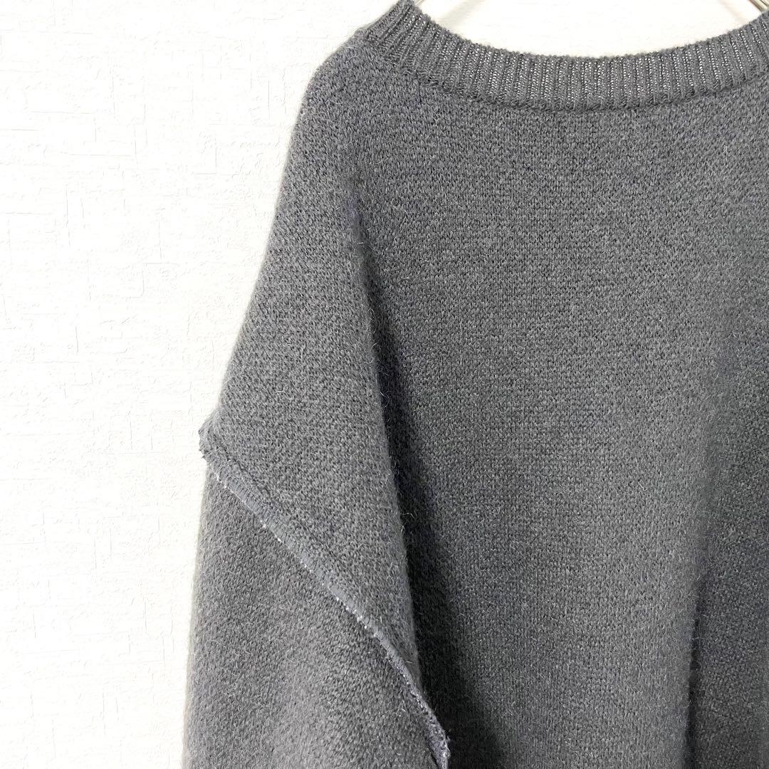 emary モヘア混 ニット ダメージ加工