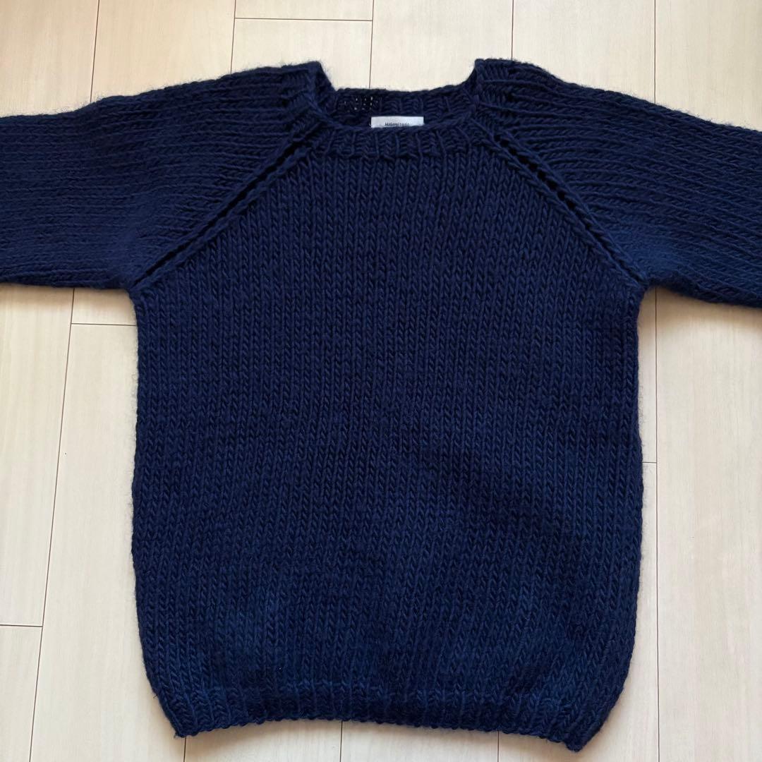 マイアミベーシック ウール ベーシック セーター ローゲージ ラグランスリーブ