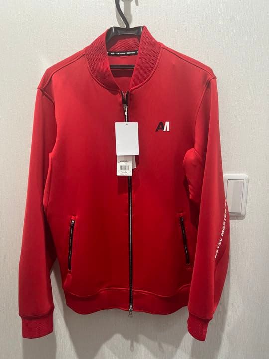 マスターバニー　ピンドッド柄ジャガード フルジップカットソージャケット　パーカー