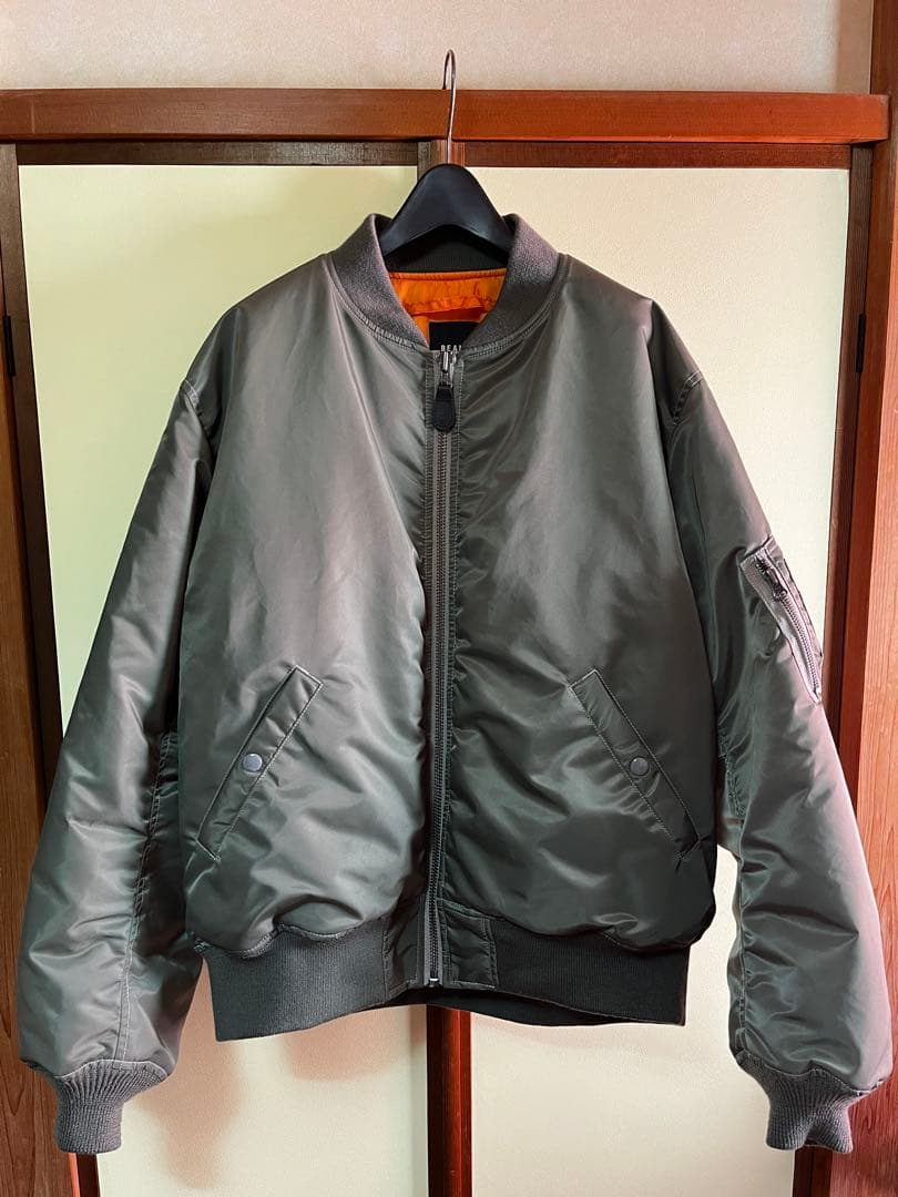 BEAMS MA-1 フライトジャケット L