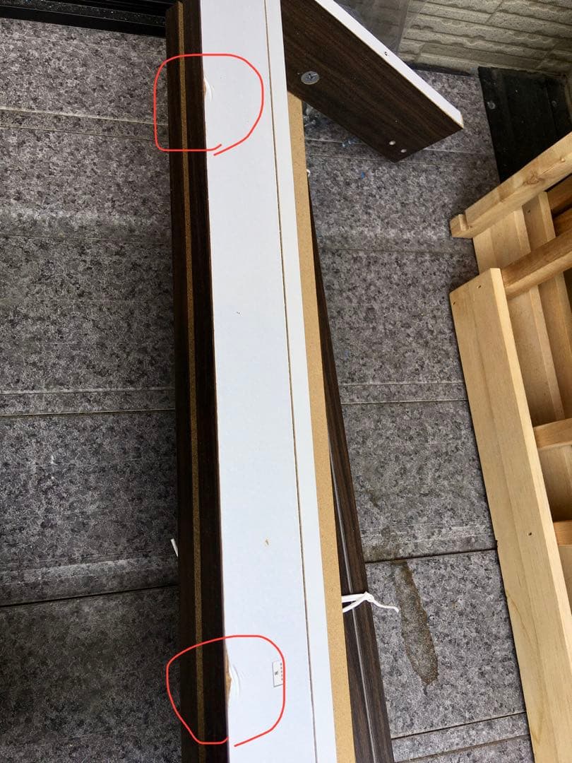 木製宮付すのこローベッド