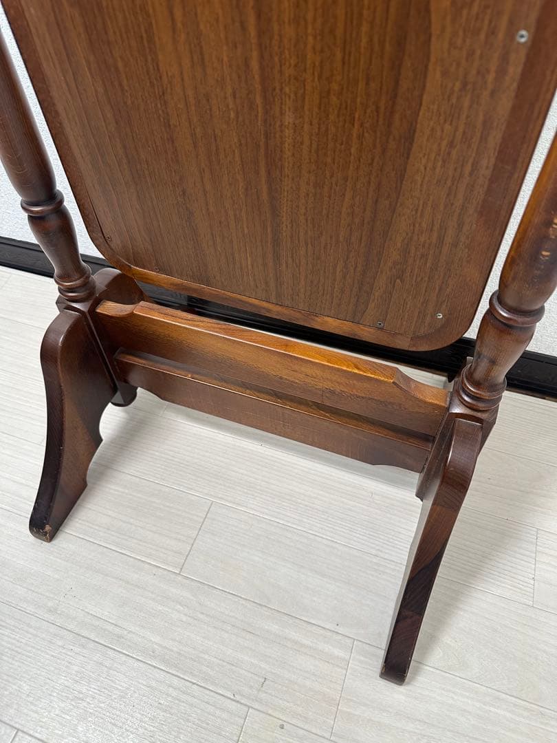 カリモク スタンドミラー コロニアル ミラー 鏡 クラシック 姿見 ※i1※