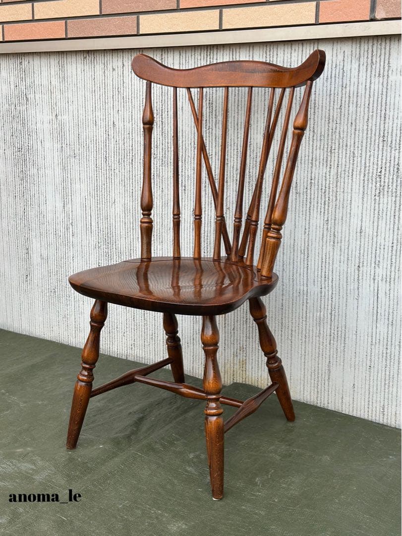 【ダイニングチェア】飛騨産業　キツツキ　ウィンザーチェア　スティックバック