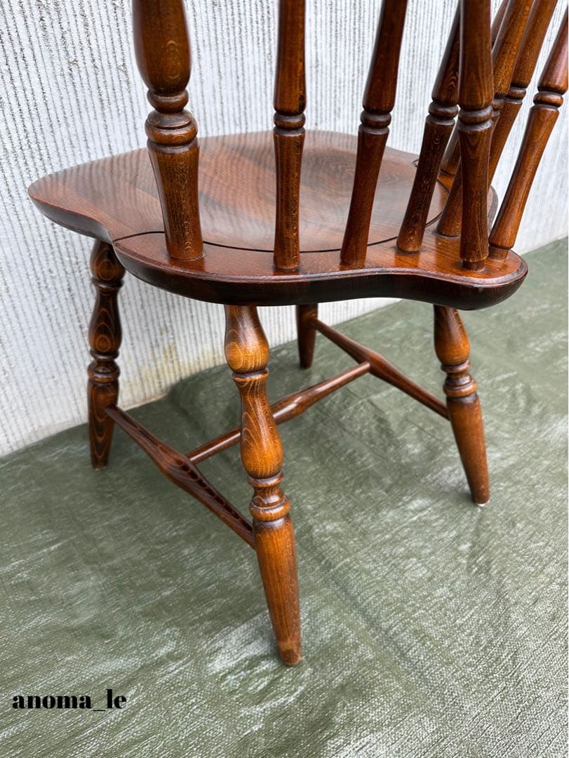 【ダイニングチェア】飛騨産業　キツツキ　ウィンザーチェア　スティックバック