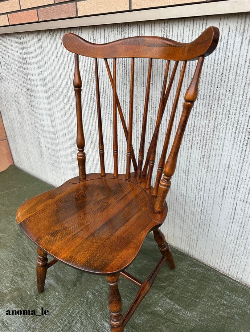 【ダイニングチェア】飛騨産業　キツツキ　ウィンザーチェア　スティックバック