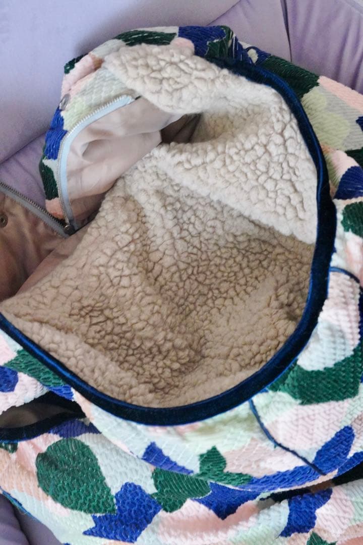 正規品 ミナペルホネン foliage ダウンベスト 38 ピンクmix