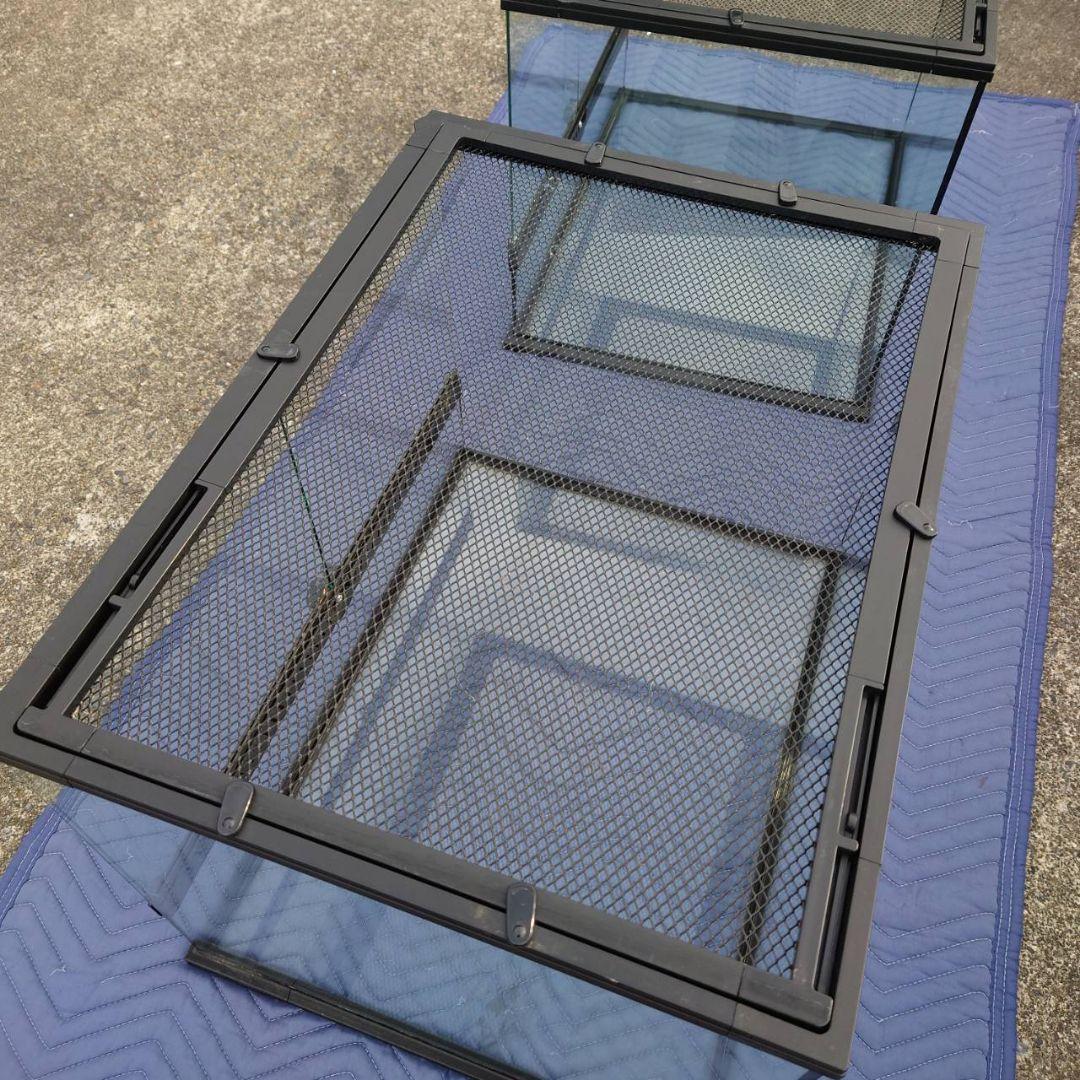 【千葉県引取限定】中古　ガラスケージ　爬虫類　両生類　２台　セット売り