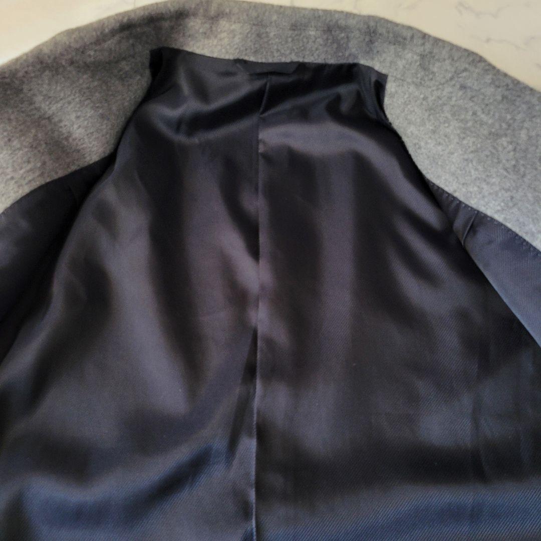 サルトリアデルグロッソ カシミヤ アンゴラ ウールチェスターコート 秋冬 LL