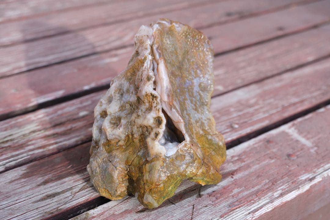 ゴビ石−1401 ゴビ瑪瑙　原石　『纏絲瑪瑙』