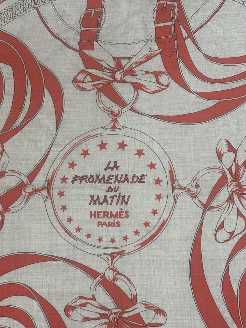 エルメス　カシシル　カレジェアン　バンダナ　朝の散歩　箱付