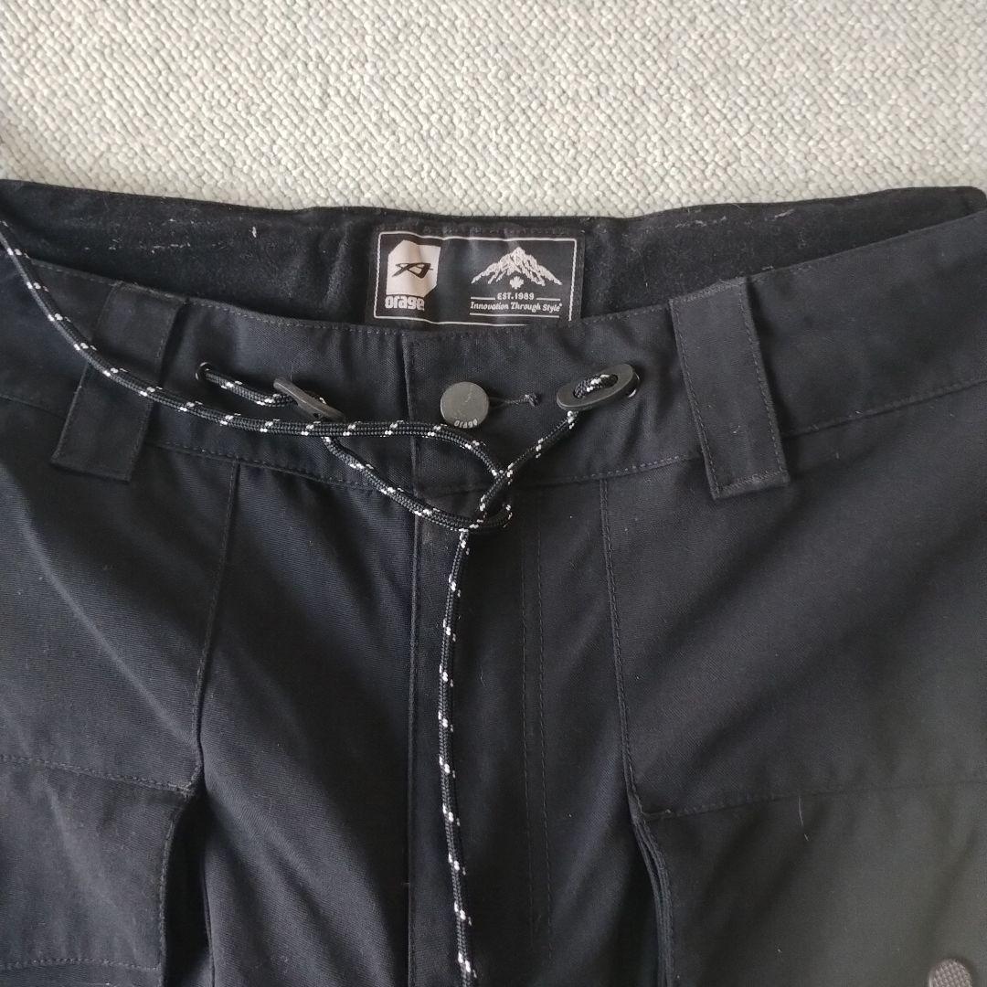 期間限定価格　ORAGEスキースノボウェア上下　Lサイズ　ブラック