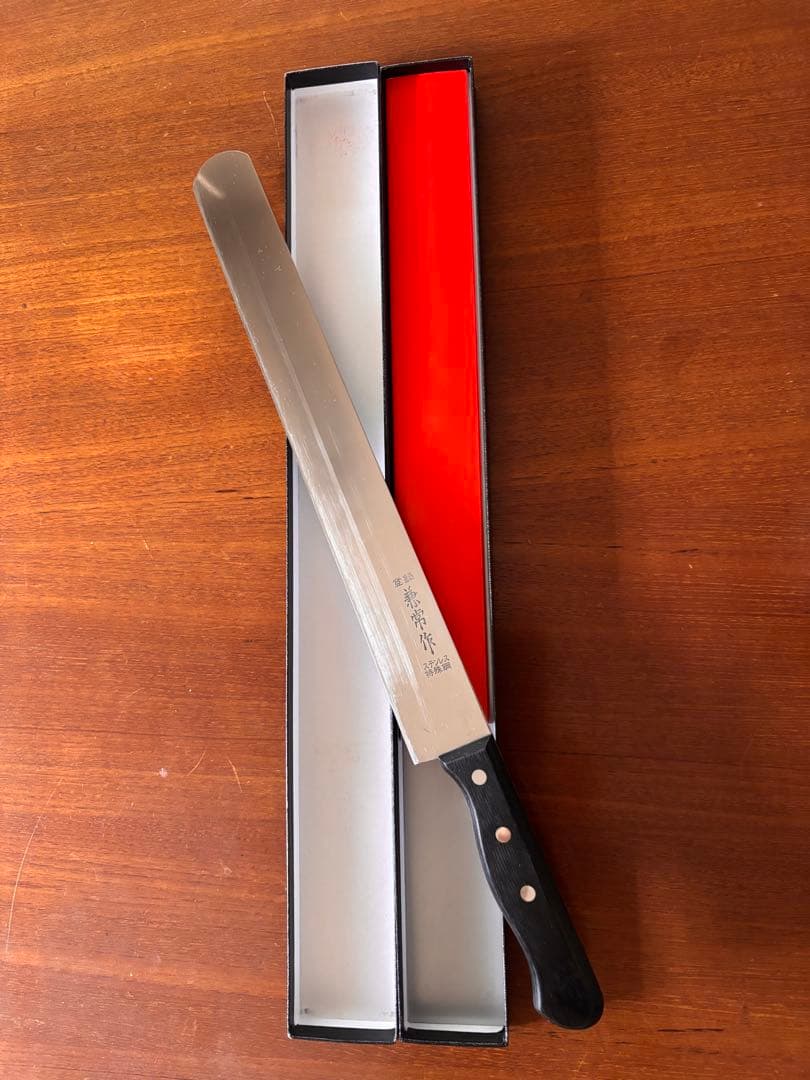 兼常作　カステラ切包丁　ケーキナイフ　ステンレス特殊鋼