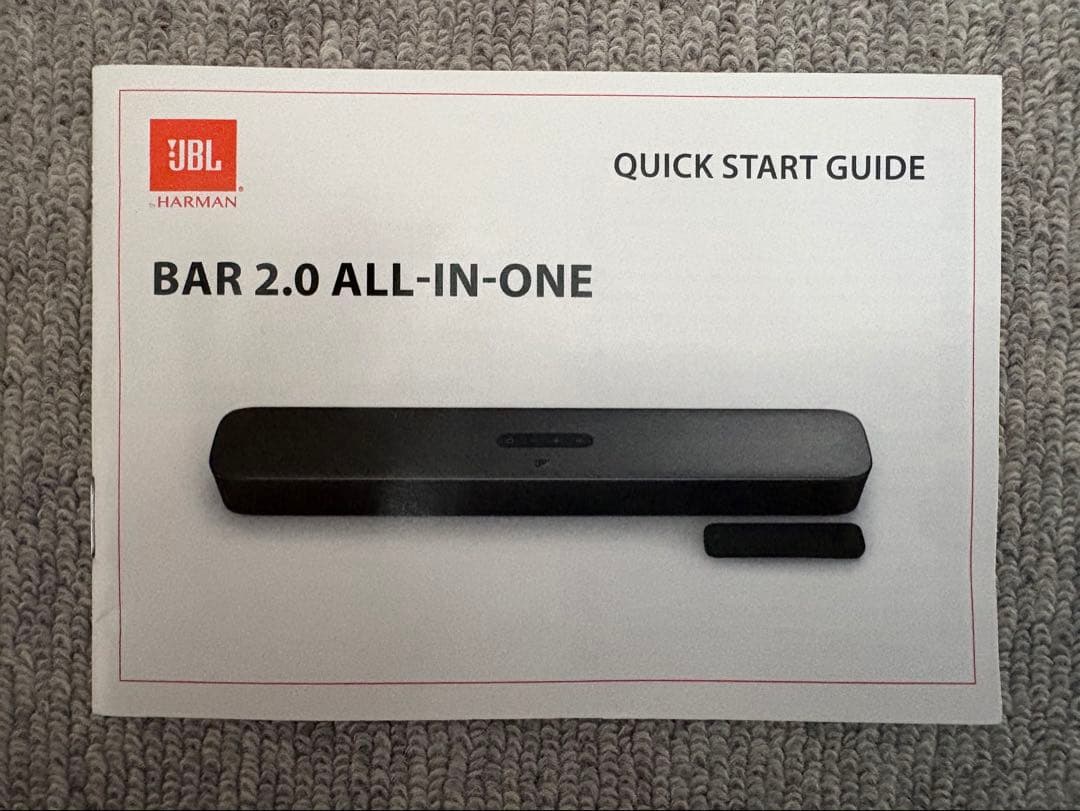 美品JBLBar 2.0 サウンドバー Bluetooth対応