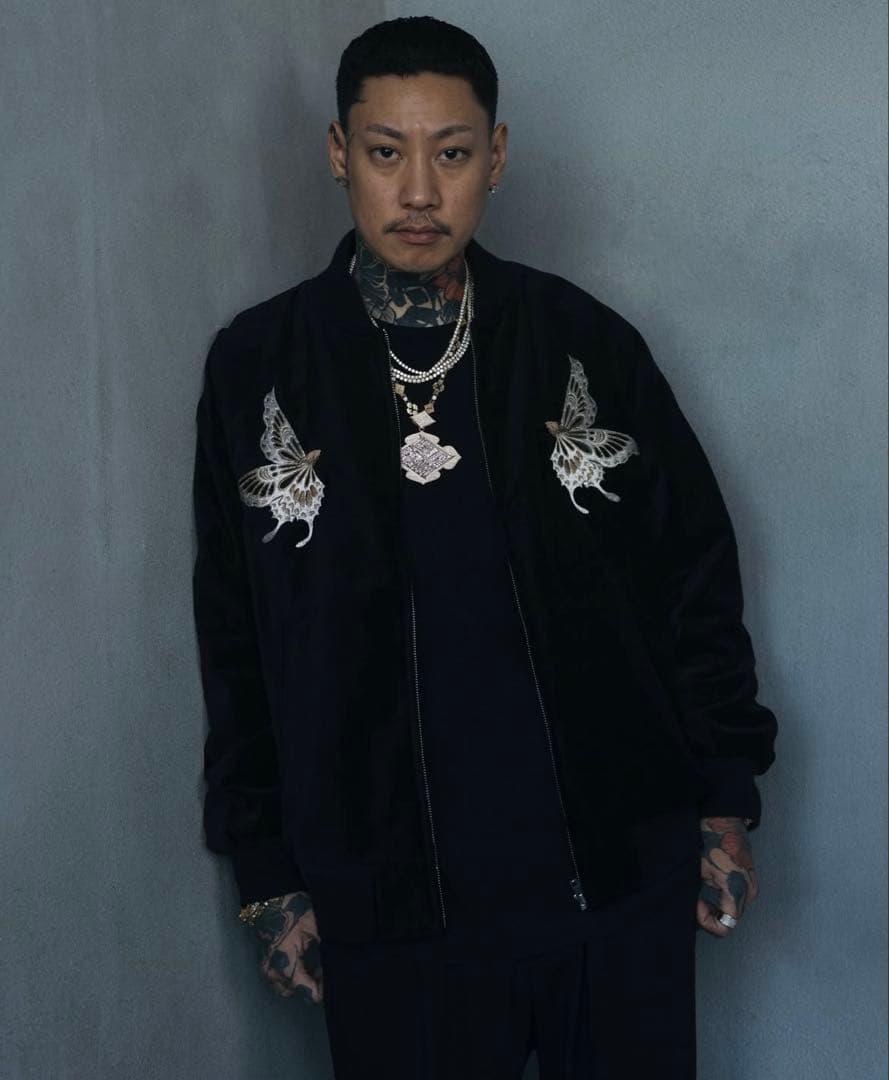 s*n様 GAKKIN 舐達麻　白二蝶 VELVETEEN SOUVENIR J