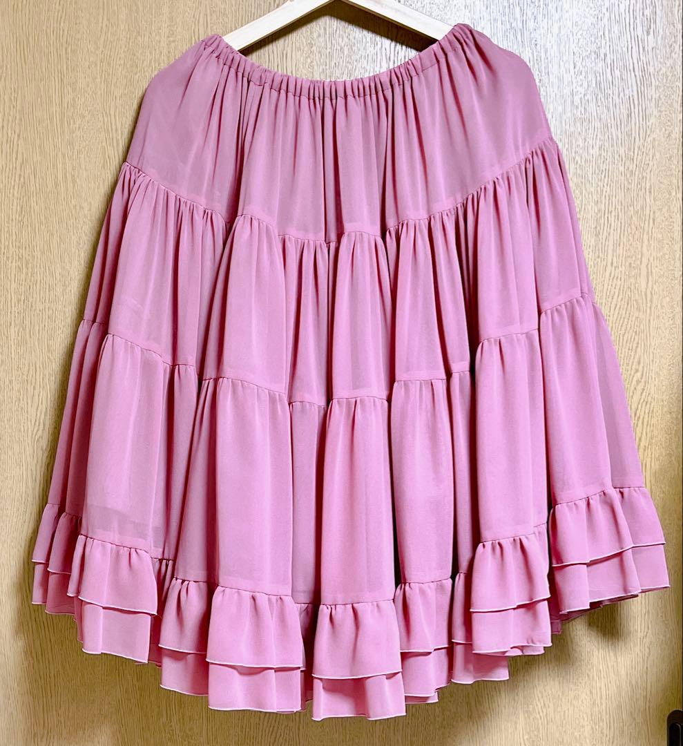 Victorian maiden　ボリュームシフォンフリルペチコートスカート