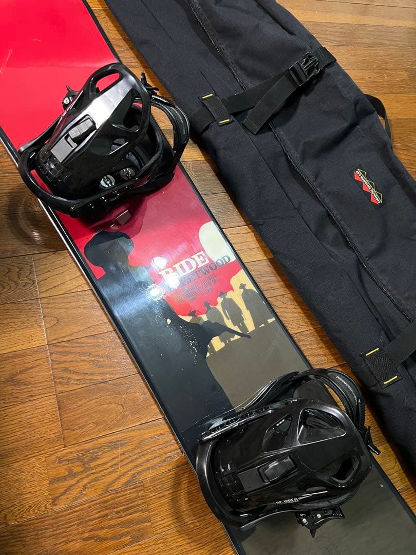 ケース付き RIDE ライド K2 ケーツー スノーボード ビンディングセット