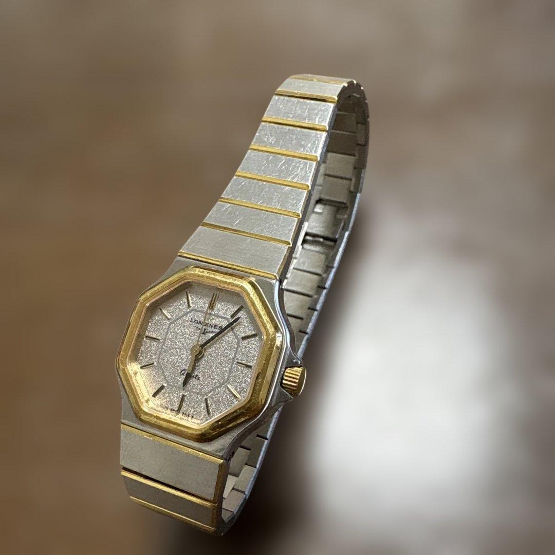 LONGINES 腕時計 シルバー/ゴールド オクタゴン