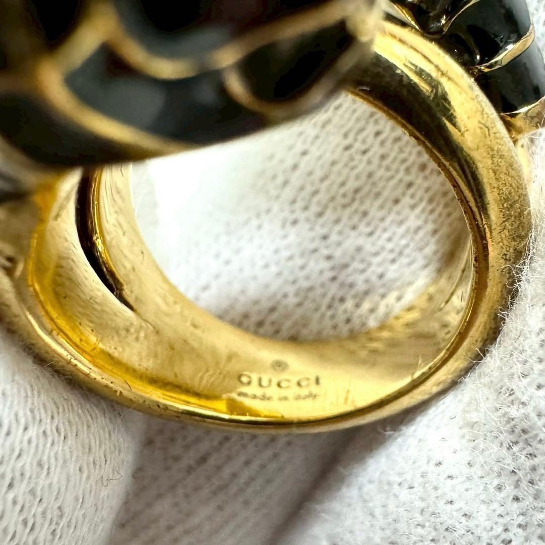 希少✨ GUCCI グッチ ダブルタイガーヘッド リング 指輪 ユニセックス