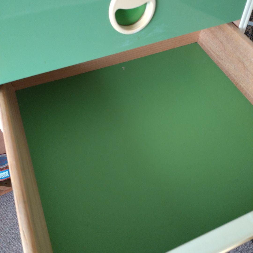 昭和時代 レトロ家具 チェスト 引き出し グリーン