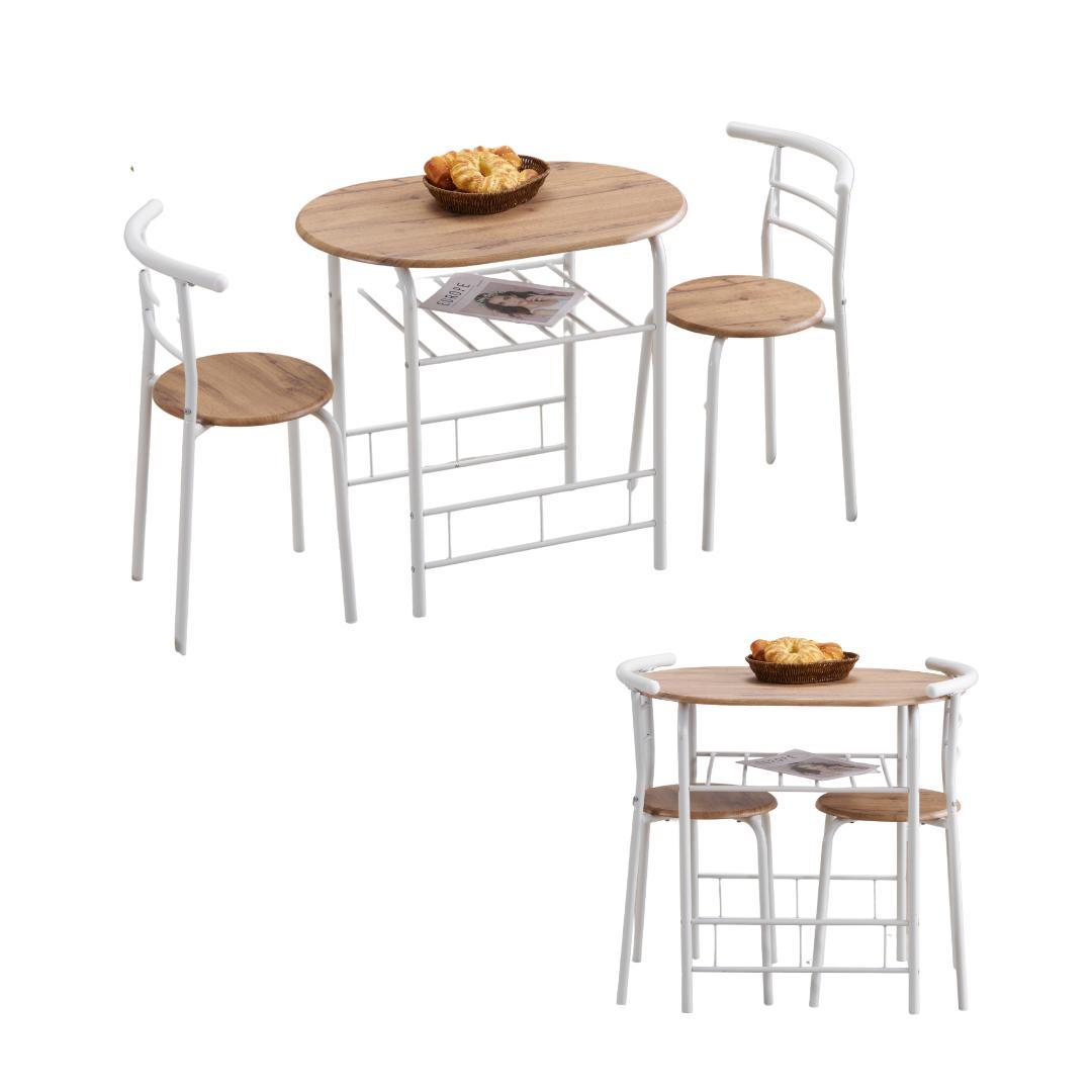 楕円形 ダイニング 3点セット ダイニングテーブル ダイニング　NATURAL