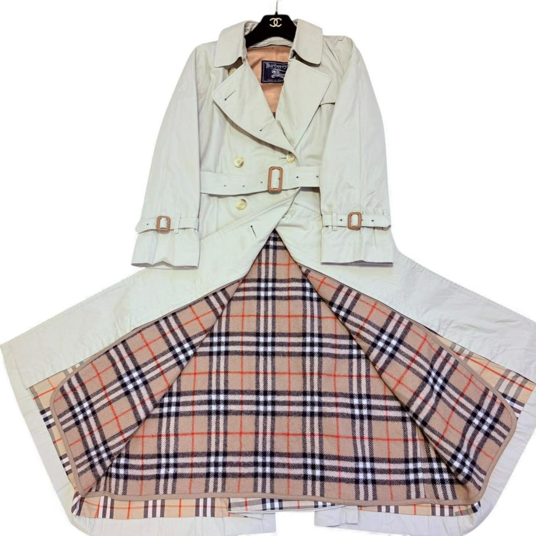 BURBERRY マキシ丈 ライナー 2Way 113cmトレンチコート