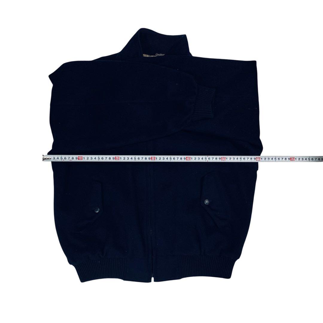 Graham Hill（グラハムヒル）ハリントンジャケット カシミヤ混