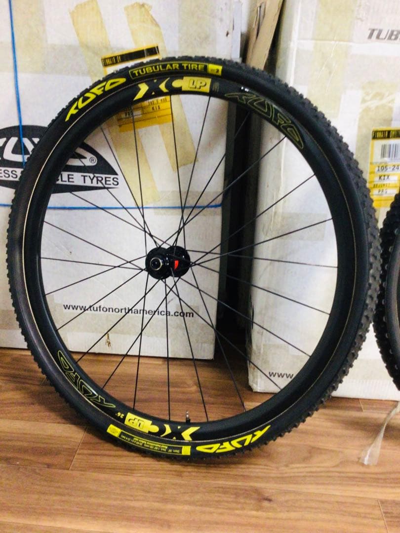 TUFO MTB 完組カーボンホイール前後セット(TU)26″XC-LP 未使用